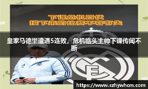 皇家马德里遭遇5连败，危机临头主帅下课传闻不断
