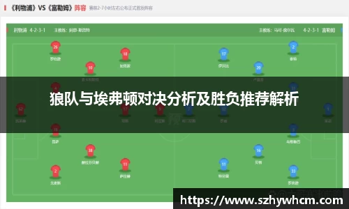 狼队与埃弗顿对决分析及胜负推荐解析