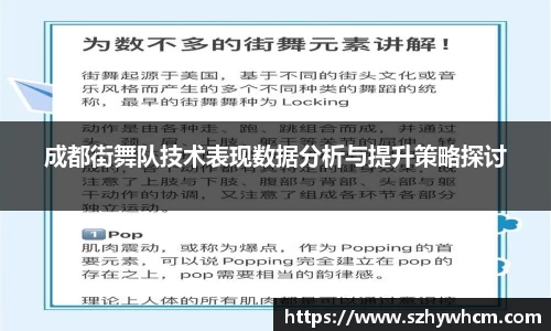 成都街舞队技术表现数据分析与提升策略探讨